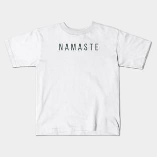 Namaste Olive Text Kids T-Shirt